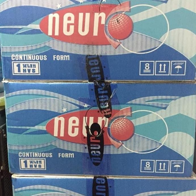 

TERMURAH - Kertas Continuous Form Neuro 9.5x11 1 Ply K1 Polos Print Paper K 1 Rangkap Putih Kantor