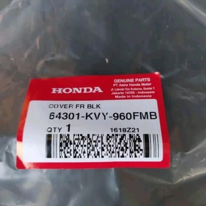 New tameng body depan Honda beat karbu lama hitam original