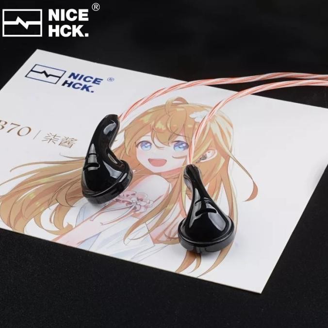 Sale Nicehck B70 Earbud 14.8Mm Carbon Element Plated Driver Earphone Earbud