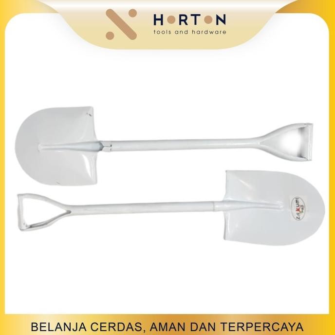 Sekop Lancip Gagang Besi / Sekop Pasir Gagang Besi New Stok