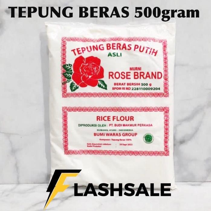 

Terlaris Tepung Beras Rose Brand 500Gram