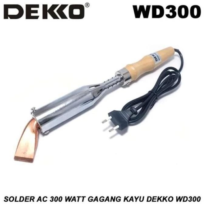 Dekko Wd300 Solder Ac 300W Gagang Kayu - Solder Wd 300 Watt Original New Stok
