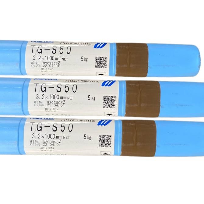 Kawat Las Filler Besi Kobe Tgs 50 3,2Mm Tg-S50 3.2Mm Er70S-G (5 Kg) New Stok