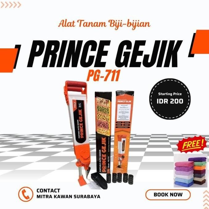 Alat Tanam Jagung Tancap Tunggal Prince Alat Tanam Benih Dragon New Stok
