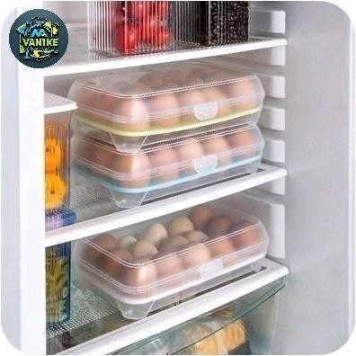

Terlaris Vanike Shoop - Tempat Telur Isi 15 Sekat Kotak Telor Egg Box / Storage Box / Box / Alat Dapur / Alat Masak / Rak Plastik / Tempat Telur / Egg Box