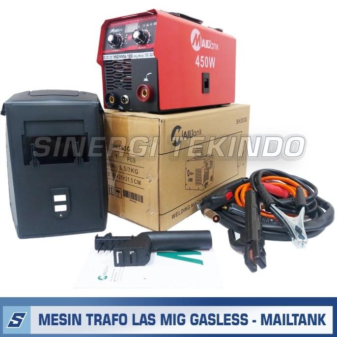 Mesin Las Mig Tanpa Gas Co2 450 Watt - Mailtank Travo Las Mig Mma New Stok