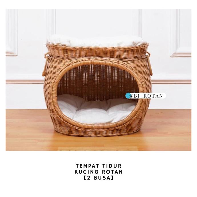Tempat Tidur Kucing Rotan Tempat Tidur Kucing Tingkat