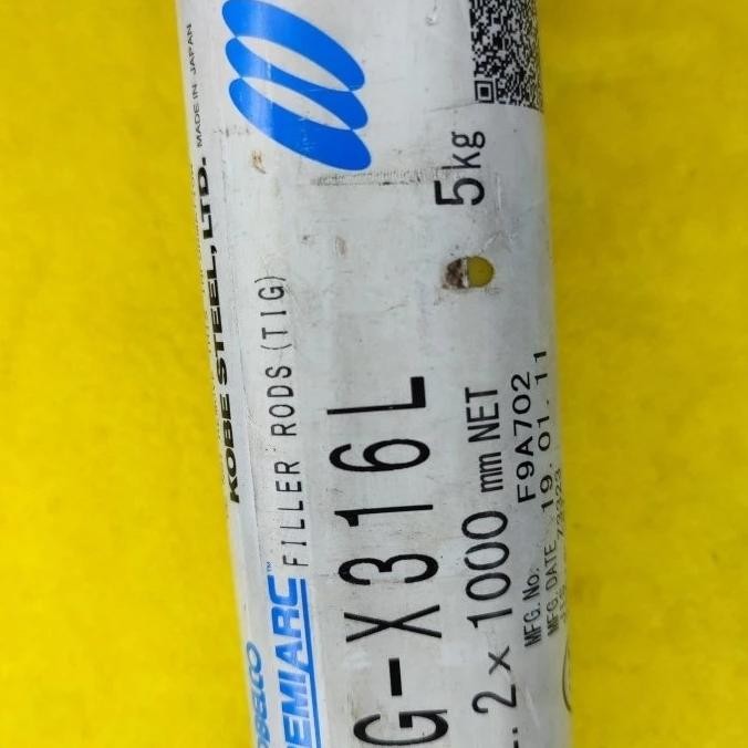 Kawat Las Argon Tgx 316L 2.2Mm X 1000 Mm New Stok