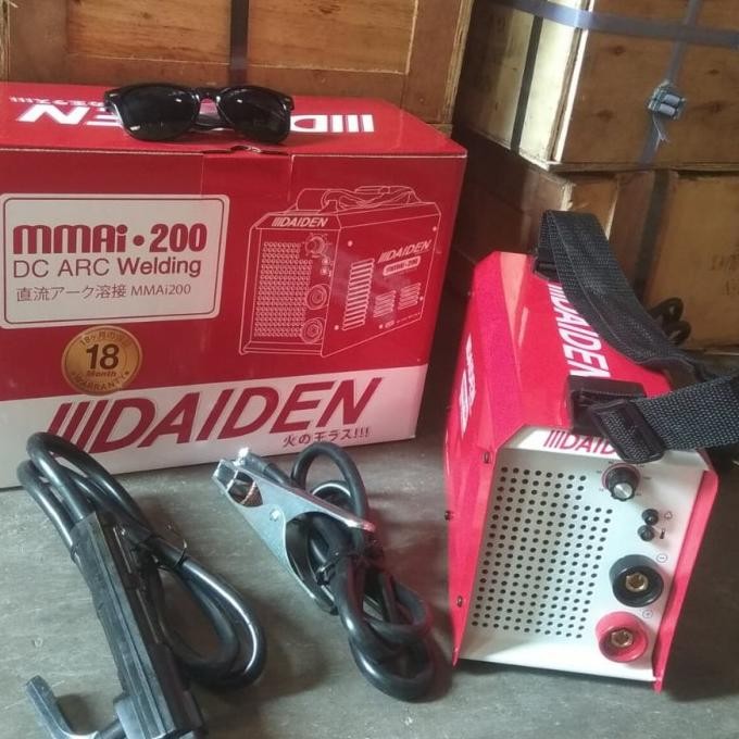 Daiden Mmai 200 Mesin Las Daiden, Travolas Inverter Daiden Mma 200A New Stok