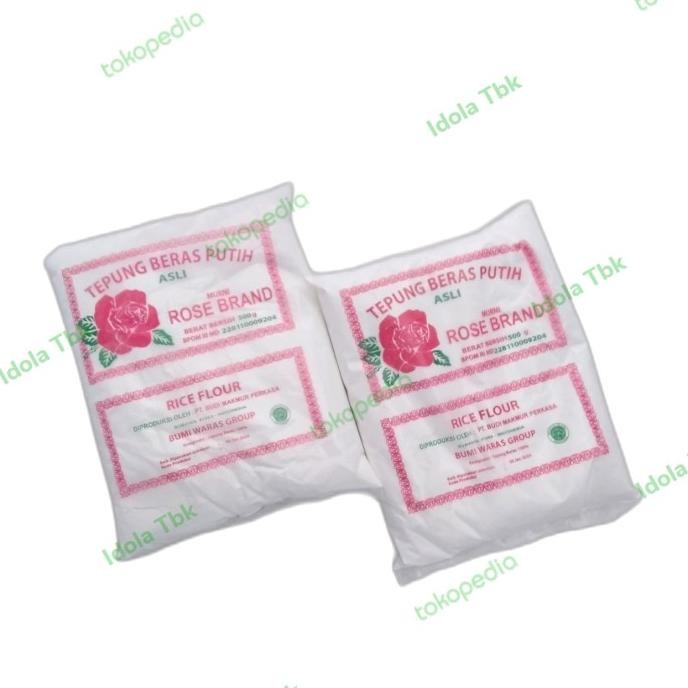 

Terlaris Tepung Beras Putih Rose Brand 500Gr