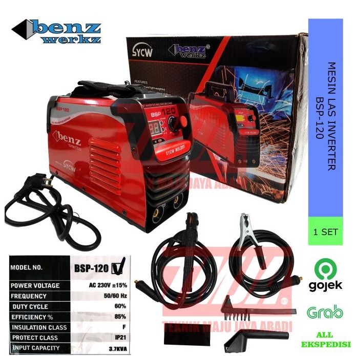 Benz Mesin Las Inverter / Travo Las Double Pcb 120A Bsp-120 New Stok