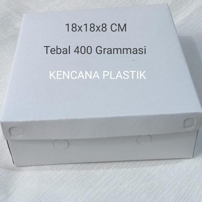

Box Dus Kotak Makanan Nasi Polos 18 X 18 @50Set Asli