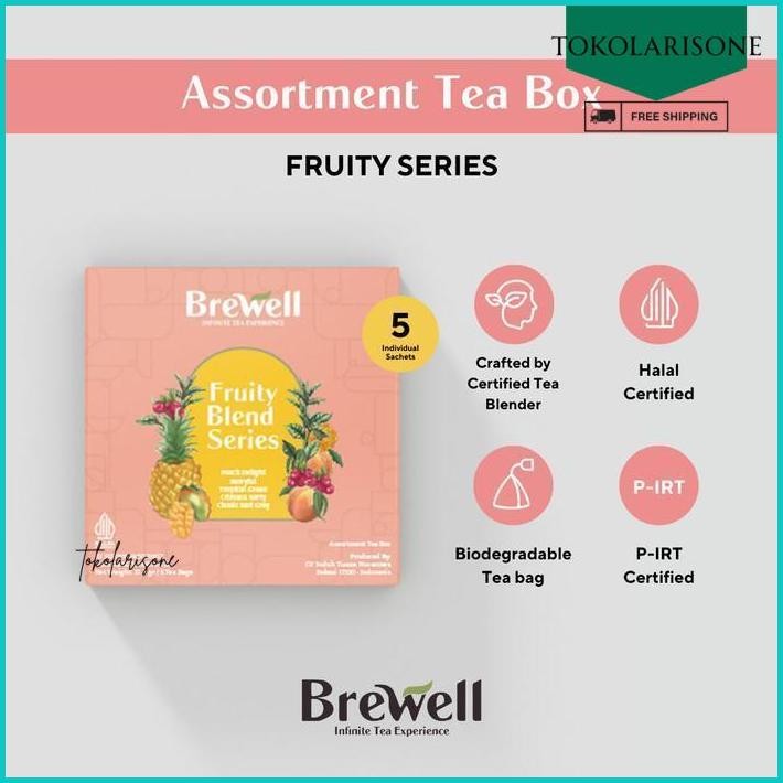 

BREWELL ASSORTMENT TEA BOX - FRUITY SERIES