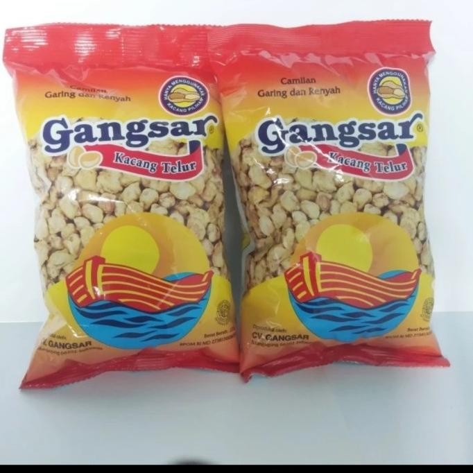 

Terlaris Promo Kacang Telur Gangsar,Kacang Telor Enak Gurih Dan Halal,225 Gram