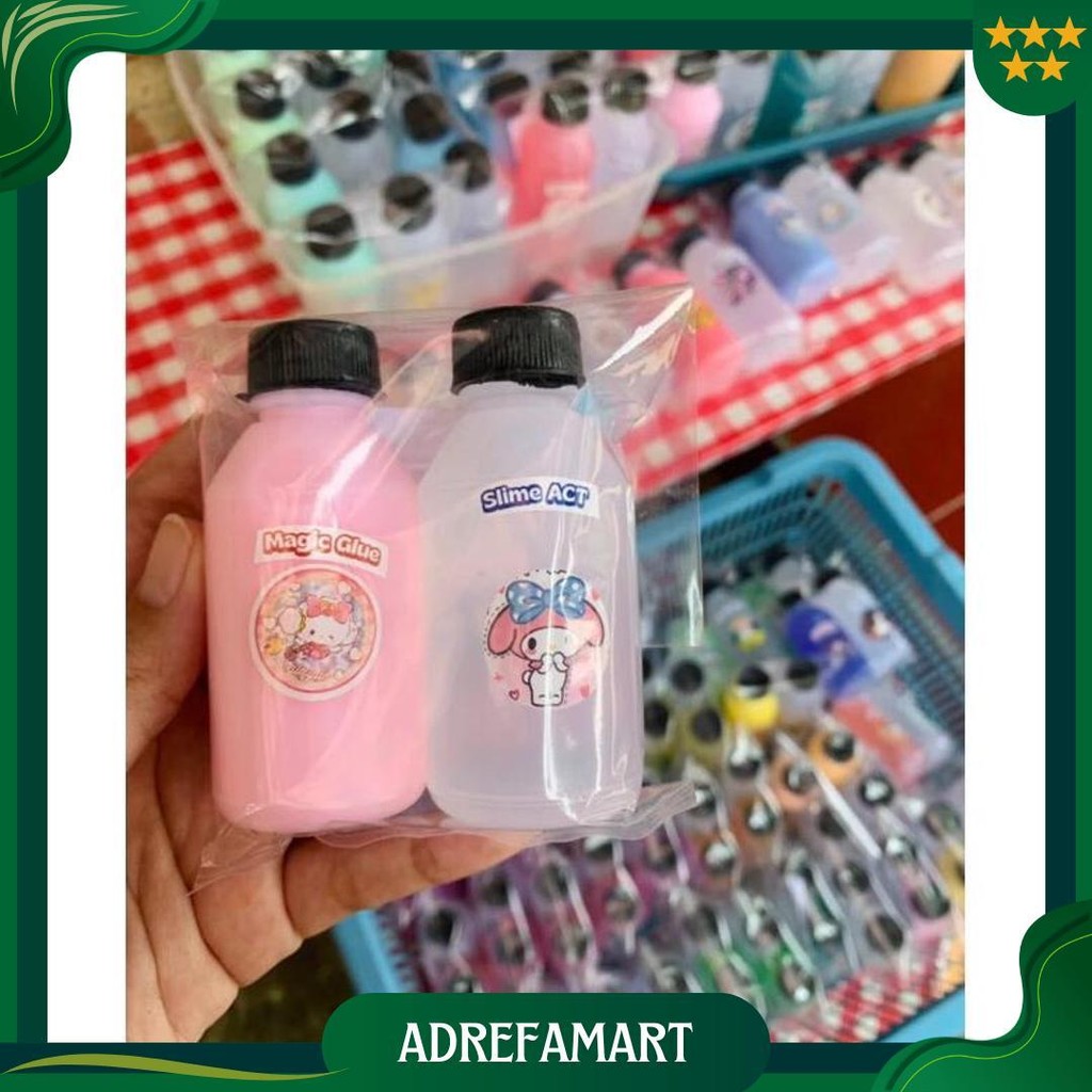 Slime Kit Tofu Clear Jelly Slimekit 50Ml | Paket Hampers Ulang Tahun Anak | Paket Mainan | Hampers U