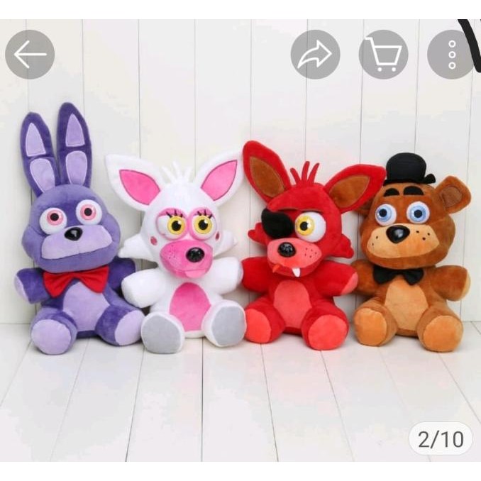 Boneka Fredys FNAF mainan FiveNight AT Fredy Scurity Breach