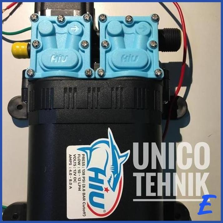 | SPT | PUMP DC HIU DUA DINAMO 12V 8A SERBAGUNA / POMPA DC DUAL ENGINE HIU 138