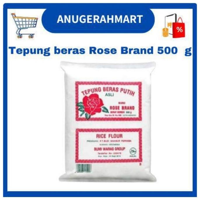 

Terlaris Tepung Beras Rose Brand 500 Gram