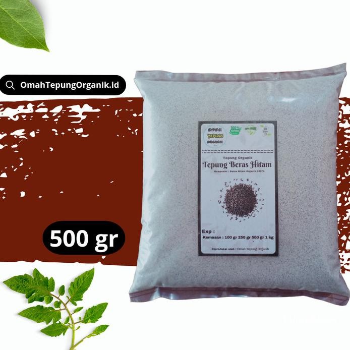 

Terlaris Tepung Beras Hitam Organik Kemasan 500 Gram /Black Rice Organic Powder