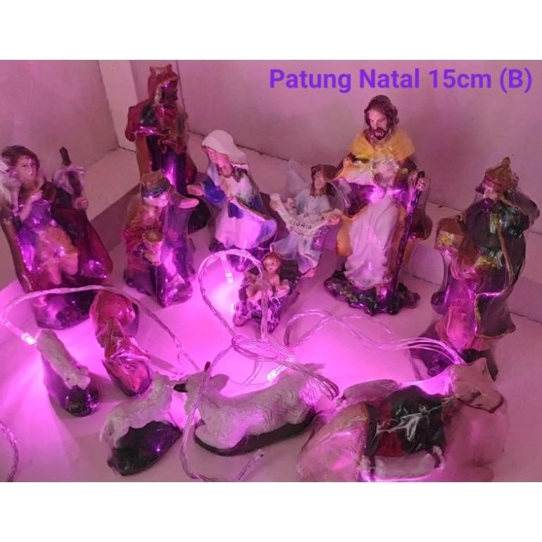 We69 Or42 Patung Natal 15Cm (B) - Patung Natal Termurah