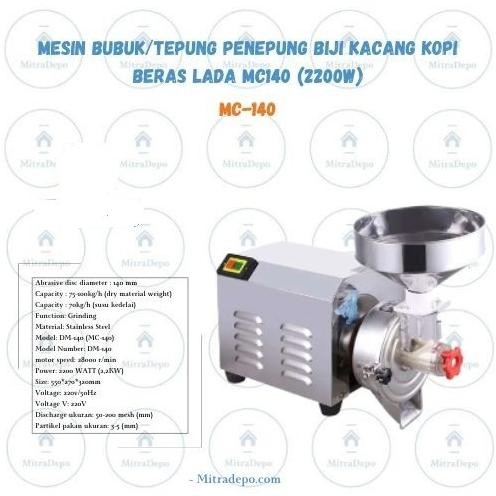 

Terlaris Mesin Bubuk/Tepung Penepung Biji Kacang Kopi Beras Lada Dm140 (22 Best