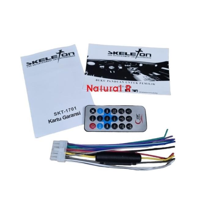 New HEADUNIT TAPE MOBIL MP3 SKELETON SKT-1701 / SKT 1701 2 USB SLOT