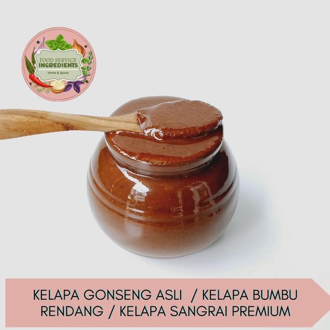 

{{{{}}] Kelapa Gongseng Asli 1kg / Kelapa Bumbu Rendang / Kelapa Giling / Kelapa Sangrai Premium