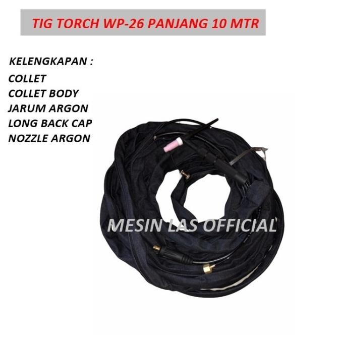 Stang Las Argon Wp-26 Panjang 10 Meter New Stok