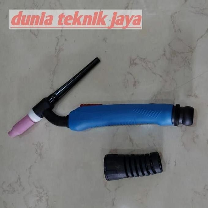 Tig Torch Stang Las Argon Wp17F Wp17 F Flexible Wp 17F Fleksibel Biru New Stok