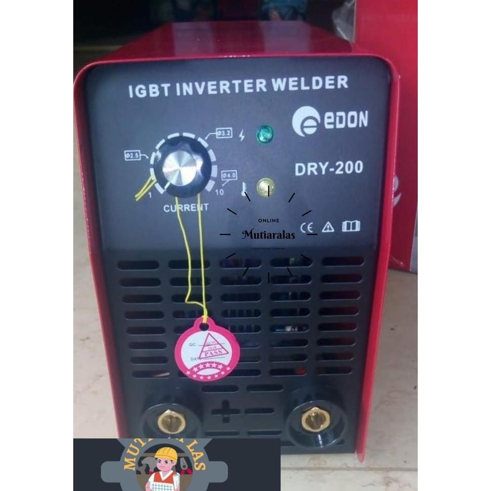 Edon Dry 200 Mesin Las Ringan Igbt Inverter Las Mesin Las Ringan Edon New Stok