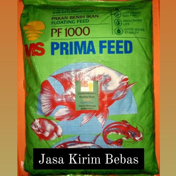 Terlaris Pakan Pf 1000 Pf1000 Pelet Ikan Benih Bibit Lele Gurame Nila 10Kg