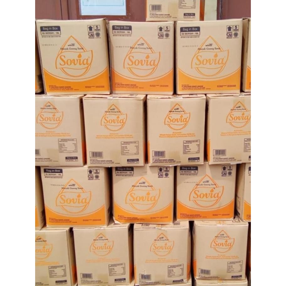 

EXP LAMA MINYAK GORENG SOVIA BIB 18 LITER PER DUS