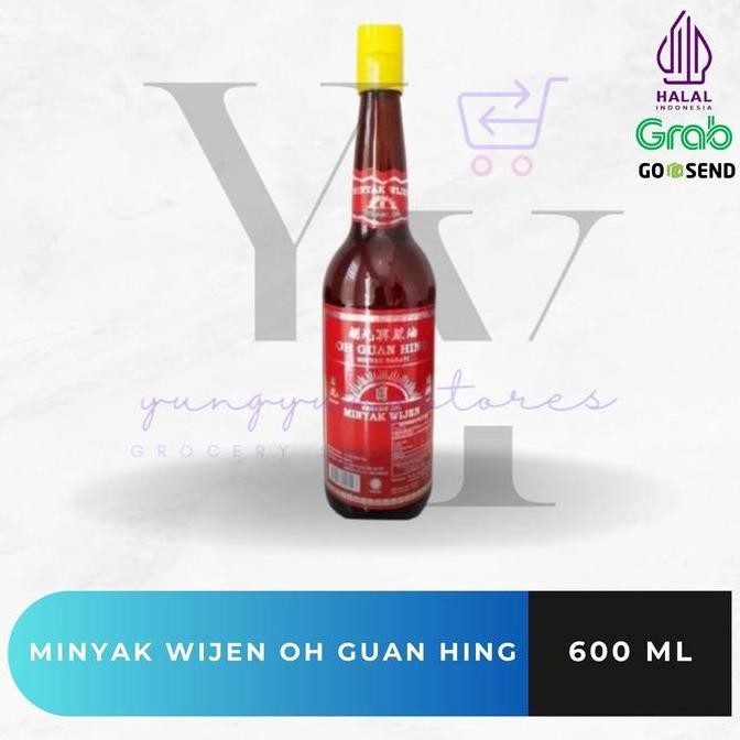 

EXP LAMA MINYAK WIJEN MATAHARI / SESAME OIL OH GUAN HING 600 ML