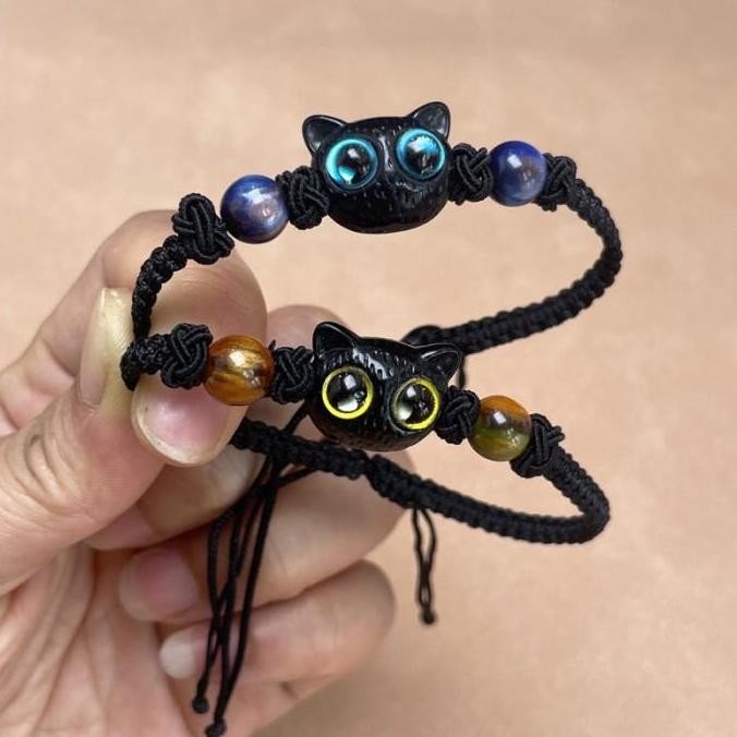 RETRO GELANG KUCING KOREA GELANG MATA KUCING GELANG UNTUK PASANGAN