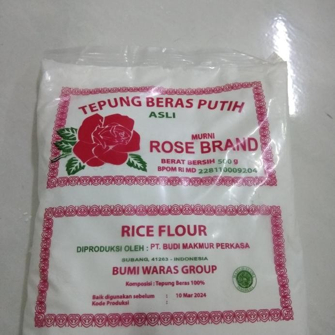 

Terlaris Tepung Beras Rose Brand 500Gr