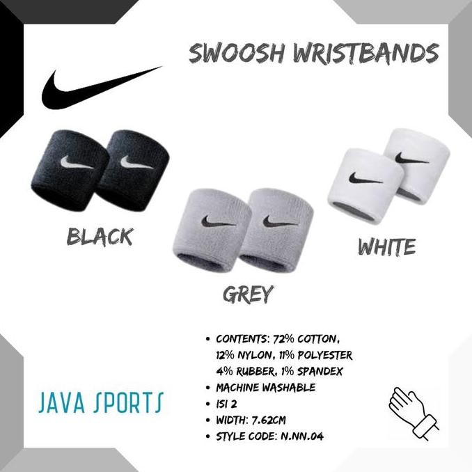 Wristband Nike Swoosh Wristbands Original | 2 Pack