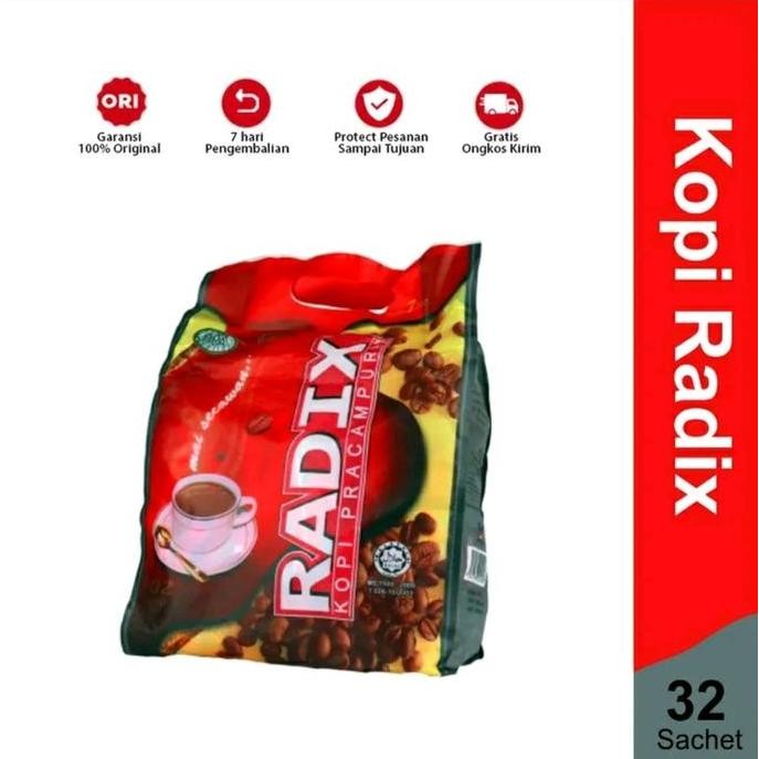 

ready stock KOPI RADIX ISI 32 sachet ORIGINAL