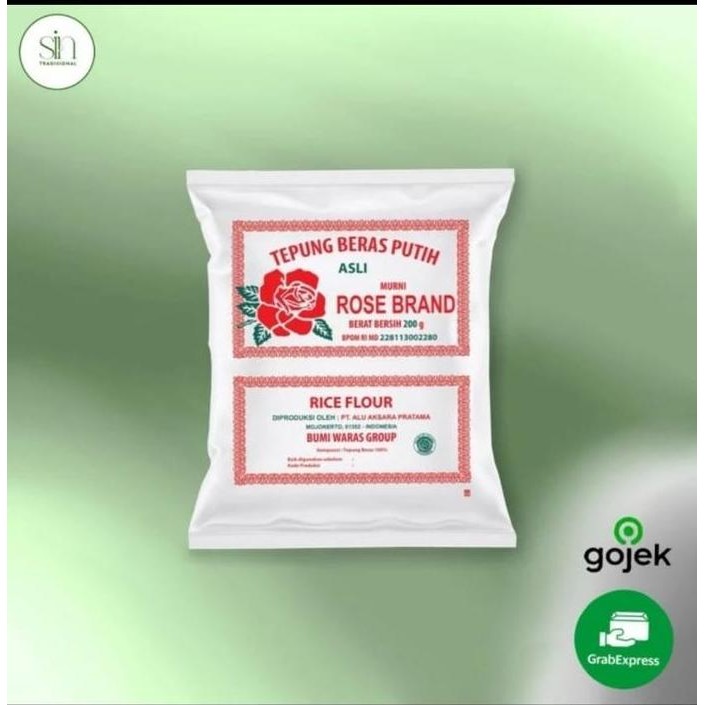 

Terlaris Tepung Beras Rose Brand 500Gr