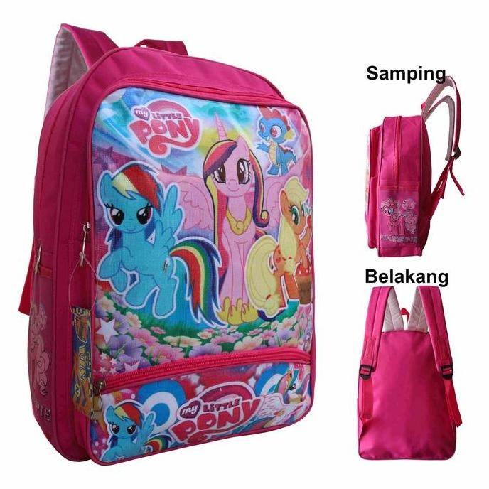 ASB Tas Ransel Backpack Anak Sekolah Paud TK SD Cewek Murah Little Pony