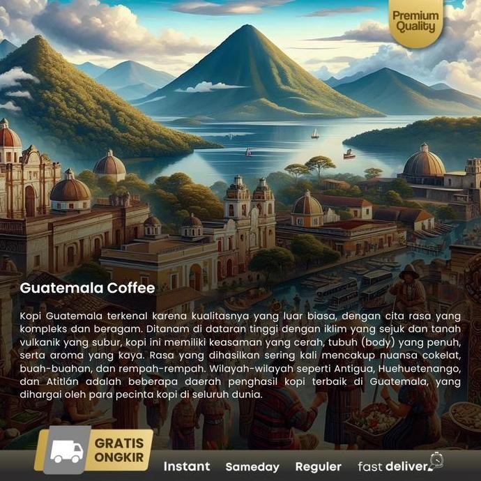 

ready stock Northsider Kopi arabika Guatemala Adiesto fully-washed coffee