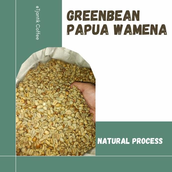 

ready stock GreenBean Arabika Papua Wamena Natural Process
