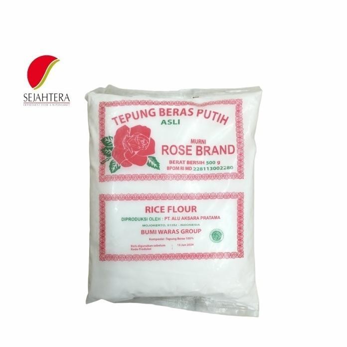 

Terlaris Rose Brand Tepung Beras Putih 500Gr