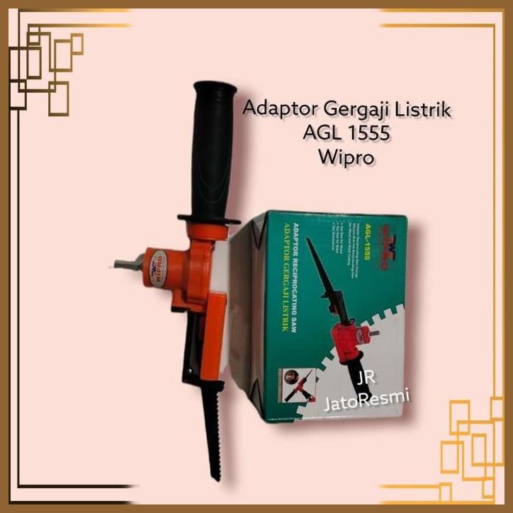 [JTR] ADAPTOR GERGAJI LISTRIK AGL 1555 WIPRO BESI DAN KAYU