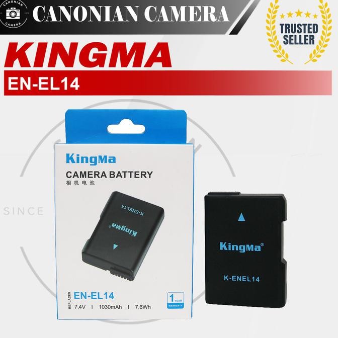 Baterai Kingma EN-EL14 For Nikon D5100-D5500 D3100-D3300 DLL