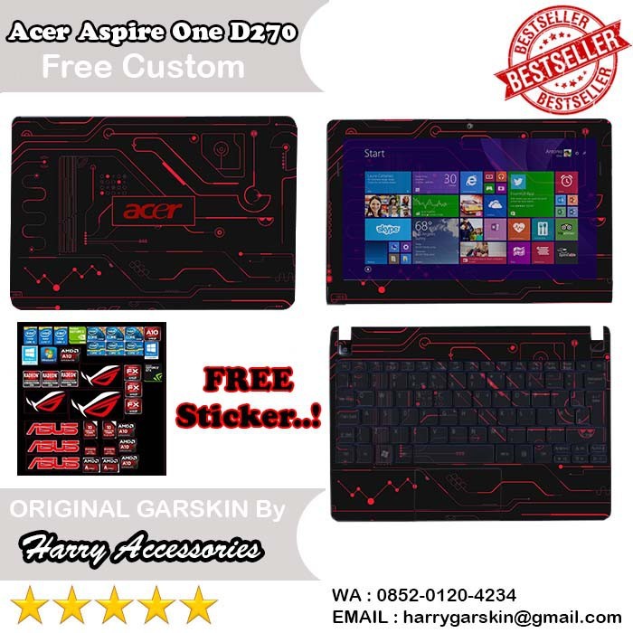 

Get2pcs Laptop Acer Aspire D270 Circuid Request Garskin Casing Motif Dan Bisa Custom Bayar Ditempat