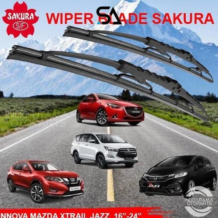 Promo Wiper Kaca Depan Innova Xtrail Wiper Mobil Sakura