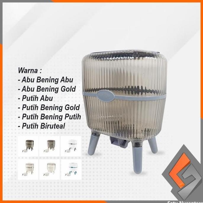 

Terlaris Wl Sn-C841 Dispenser Beras 12Kg Tempat Beras Estetik / Kotak Peimpanan Makanan Kacang Tepung / Wadah Beras Rice Box Storage Perlengkapan Dapur