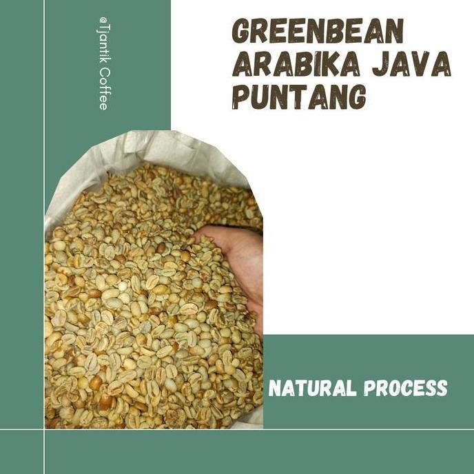 

ready stock Green Bean Arabika Java Puntang Natural Process