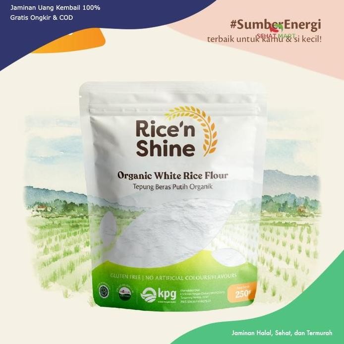 

Terlaris Termurah Tepung Beras Putih Organik Rice N' Shine 250 G