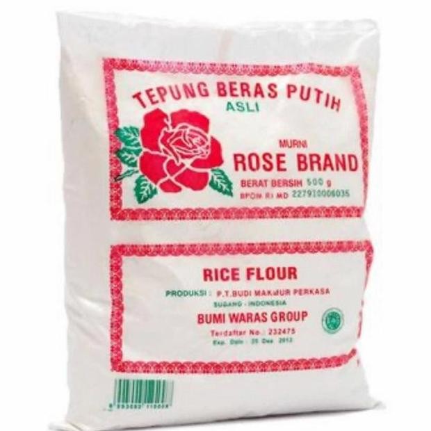 

Terlaris Tepung Beras Rose Brand 500Gr